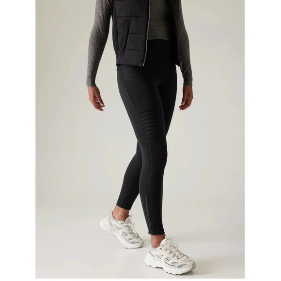 Athleta Delancey Moto Tight leggings - Picture 1 of 7
